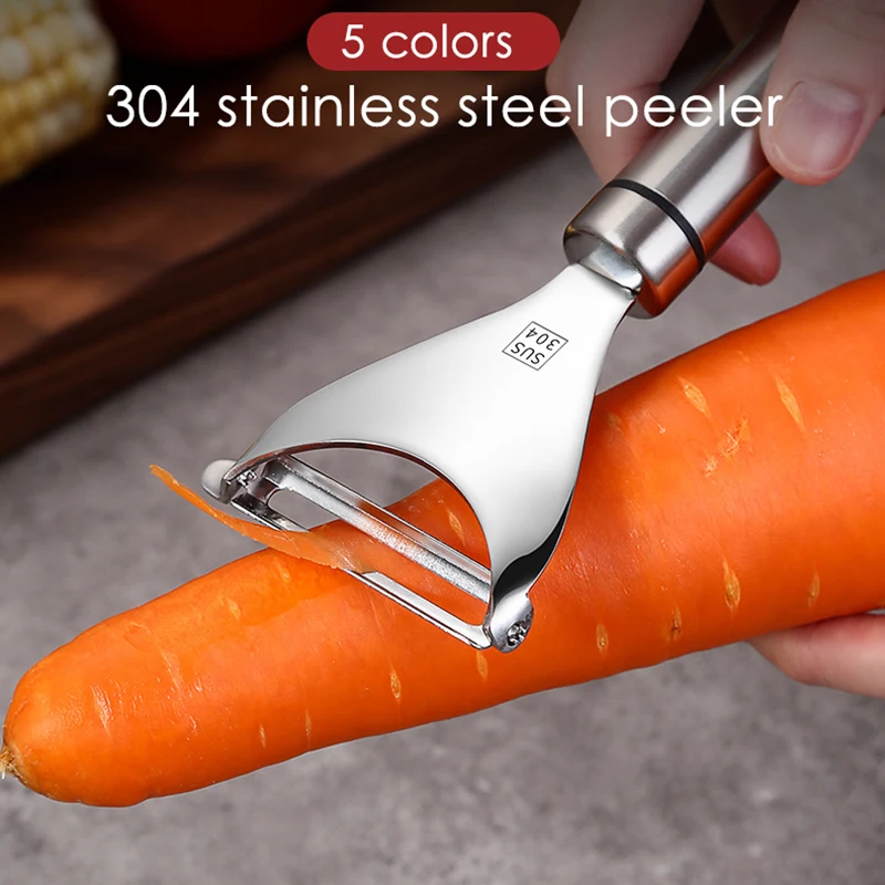 

Storage Peeler with Trash Can Slicer Fruit Vegetable Cutter Grater Paring Knife Peeling Belt Storage Box Kitchen Accessories
