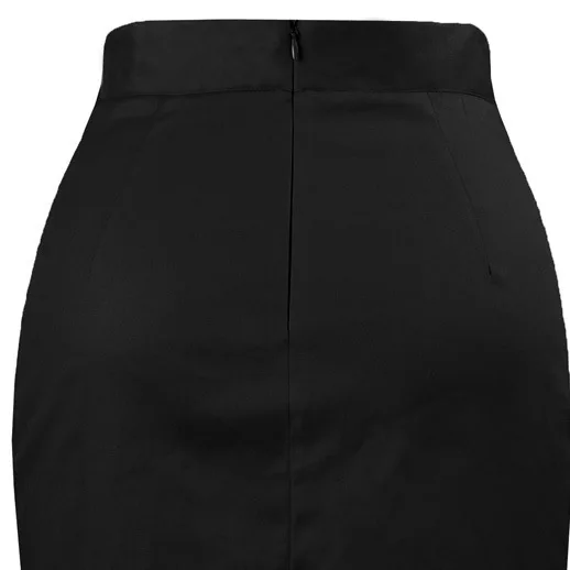 Amazon Ebay/AliExpress,, импортные товары, юбка-футляр с перекрестной каймой, облегающая хлопковая юбка с оборками и разрезом спереди