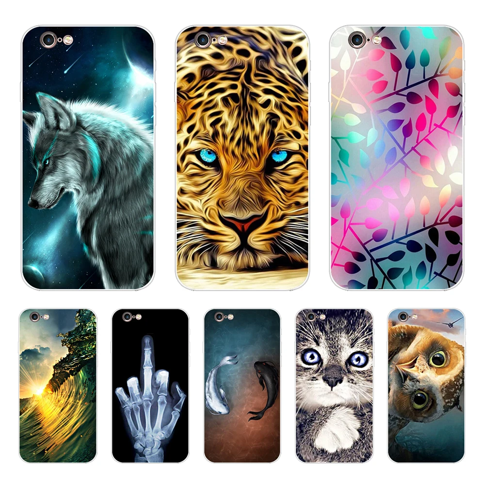 Чехол для iphone 5 5s se силиконовый 3D чехол из ТПУ 6 6s s чехол|Бамперы| |
