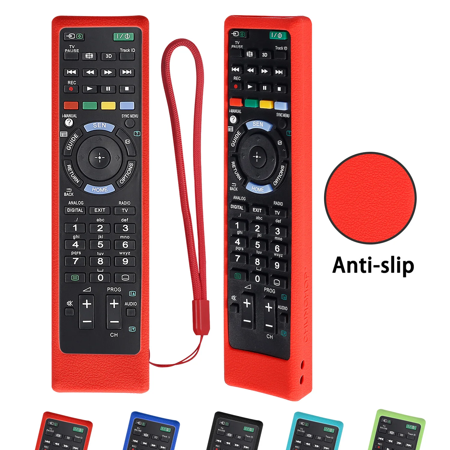 

TV Remote Control Covers for Sony RM-ED052 RM-ED050 RMT-TX200C RMT-TX100D RM-ED053 RM-ED060 RMF-TX300C Shockproof Silicone Cases