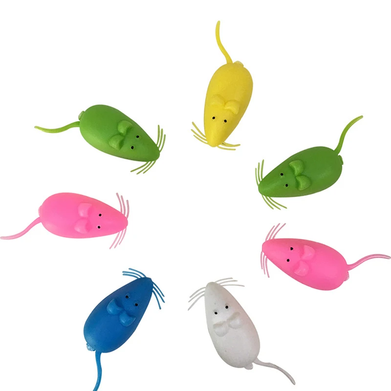 Caja organizadora de plástico con forma de ratón para guardar dientes de bebé, caja organizadora para guardar dientes, 5 uds.