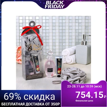 

Set "Dream, Shine", shower gel 120 ml., hand cream 30 ml., washcloth 4701737