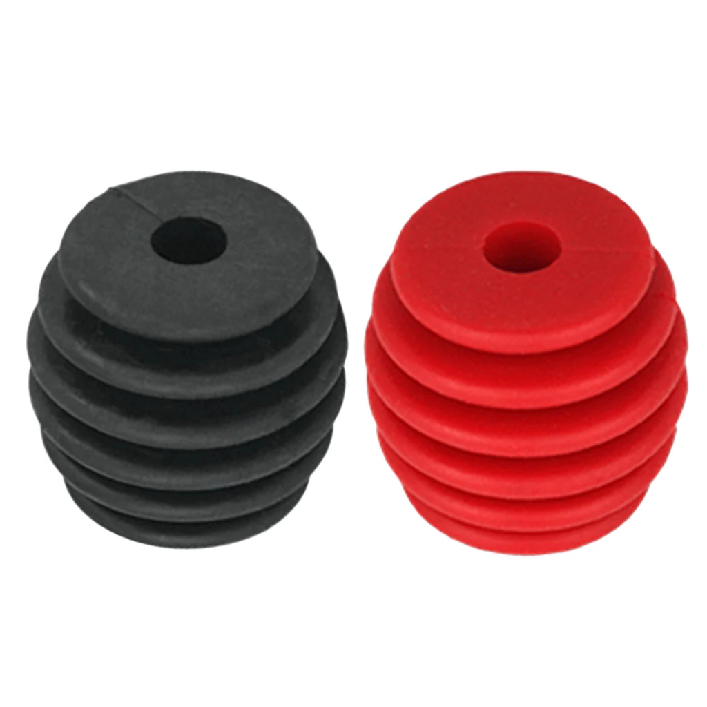 2x Rubber Compound Bow String Decelerator Archery Stabilizer Suppressor