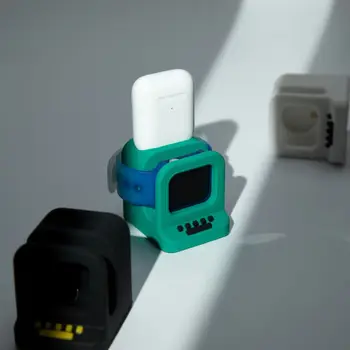 

2in1 Charging Dock Station Stand Bracket Charger Holder for apple-Watch AirPods Q81F