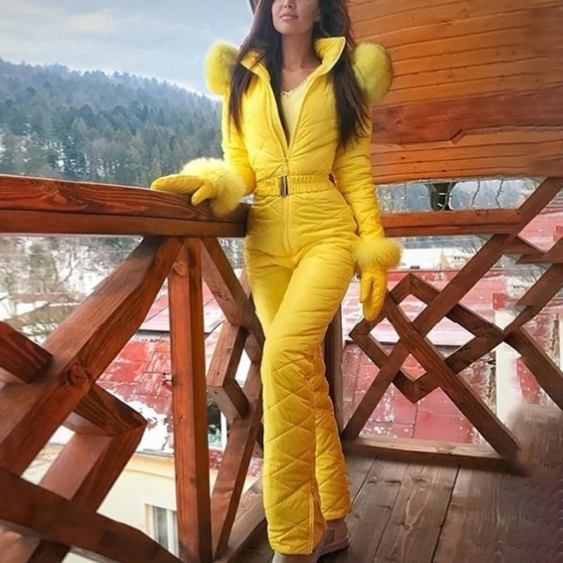 

Lightweight Women Lady Winter Warm Snowsuit Outdoor Sport Pants Ski Suit Waterproof Trousers White Black Pink Yellow Dark Blue