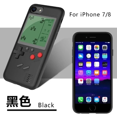 Светло-голубой 10 шт., чехлы для телефона Gameboy Tetris для Iphone 7, 8 plus, мягкий чехол из ТПУ, чехол для игровой консоли Blokus, чехол для Iphone X 6, 6S plus - Цвет: Светло-голубой