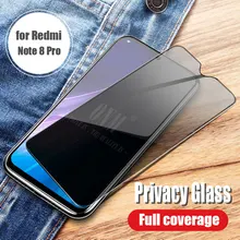 Анти шпионское закаленное стекло для Xiaomi Redmi Note 8 Pro Полное покрытие экрана протектор Redmi Note 8 защита конфиденциальности Стекло