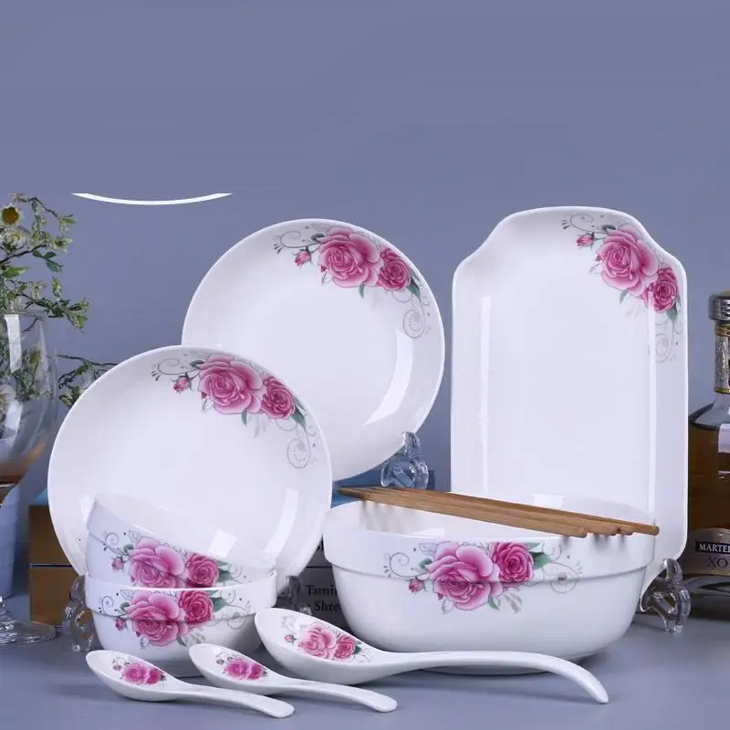 MODEL R Фарфоровая тарелка для мороженого Mutfak Malzemeleri Корейская столовая посуда Ramen лапша миска столовая посуда суп бар керамическая кухонная чаша - Цвет: MODEL R