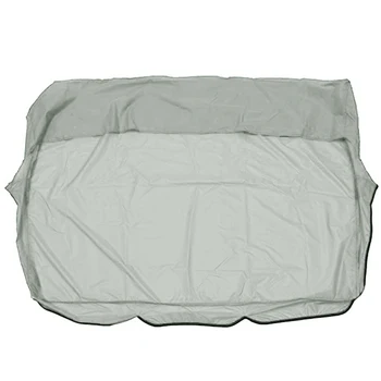 

Polyester Taffeta Chair Protection Foldable Outdoor Waterproof Patio Garden Anti UV Solid Swing Seat Cover 150x150x10cm