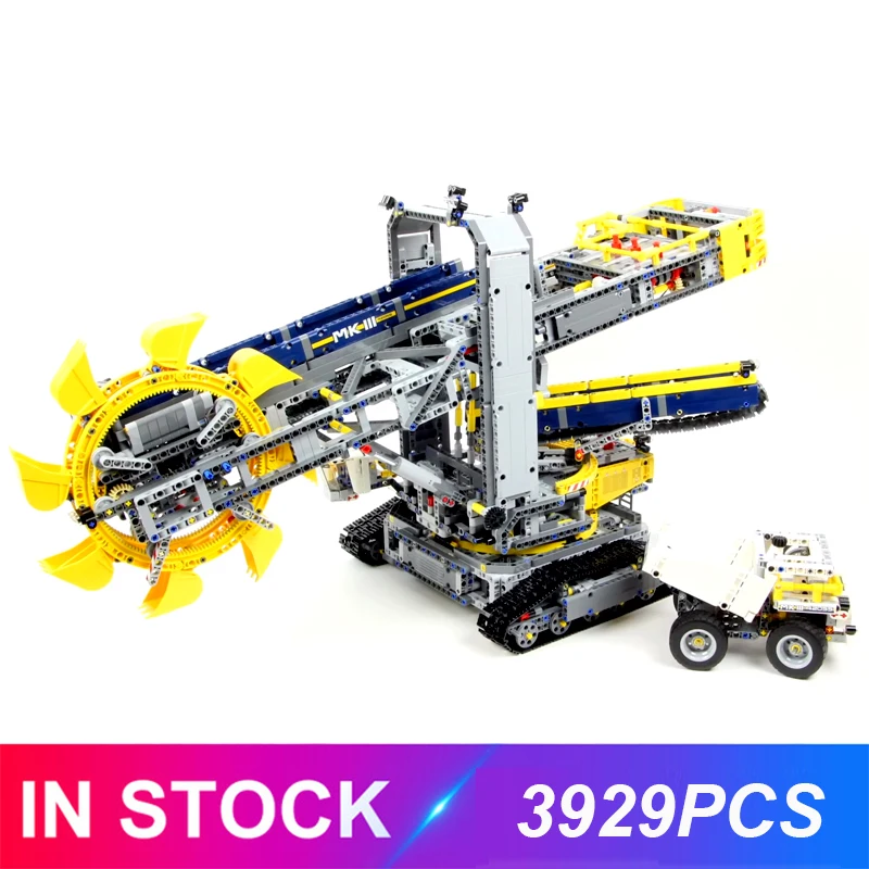 

Bucket Wheel Excavator 3929pcs Compatible Technic 20015 42055 Building Blocks Bricks Educational Toy Birthday Gift For Children