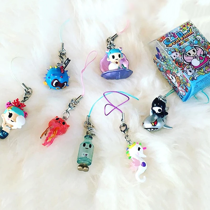 Оригинальная морская серия Tokidoki подвесная глухая коробка симпатичная цепочка