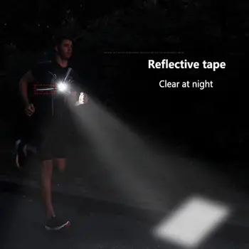 

Outdoor Night Running Lights Back Warning Light 2 Modes For Camping Hiking USB Running Flashlight Running Light