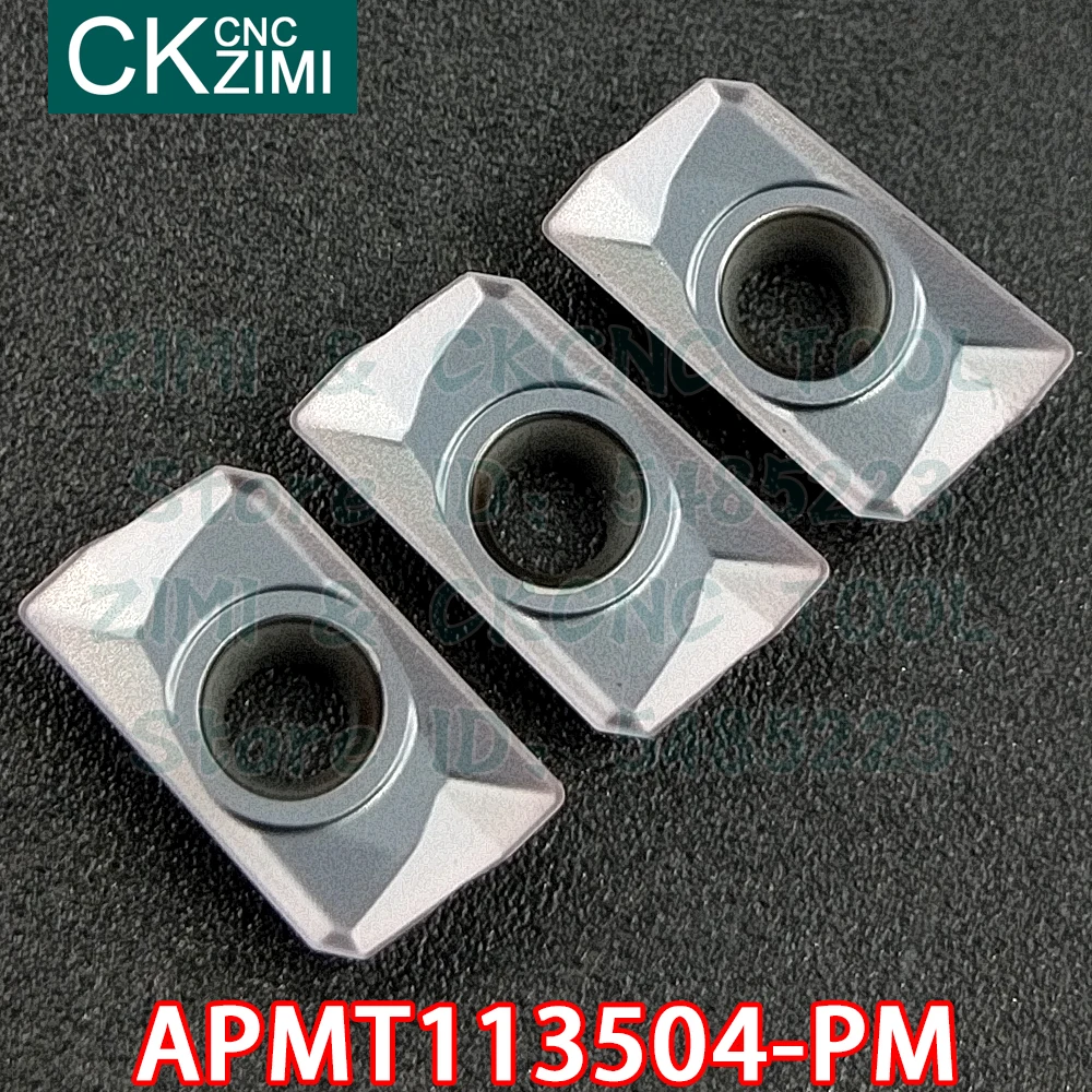 

APMT113504-PM ZM1125 APMT 113504 PM Carbide Inserts Shoulder milling Inserts Tools CNC mechanical lathe indexable Cutting tools
