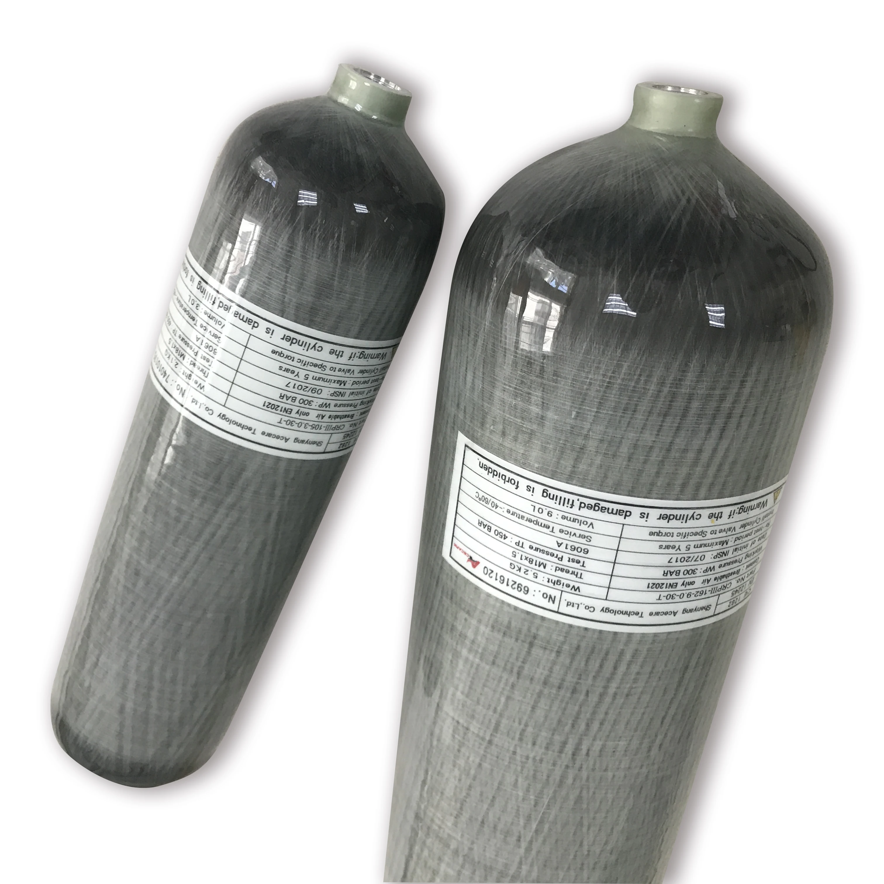 Acecare Pcp Air Rifle Cylinder 3L/9L Ce 4500Psi Carbon Fiber Scuba Diving Tank With Compressed Air Paintball Airforce Condor