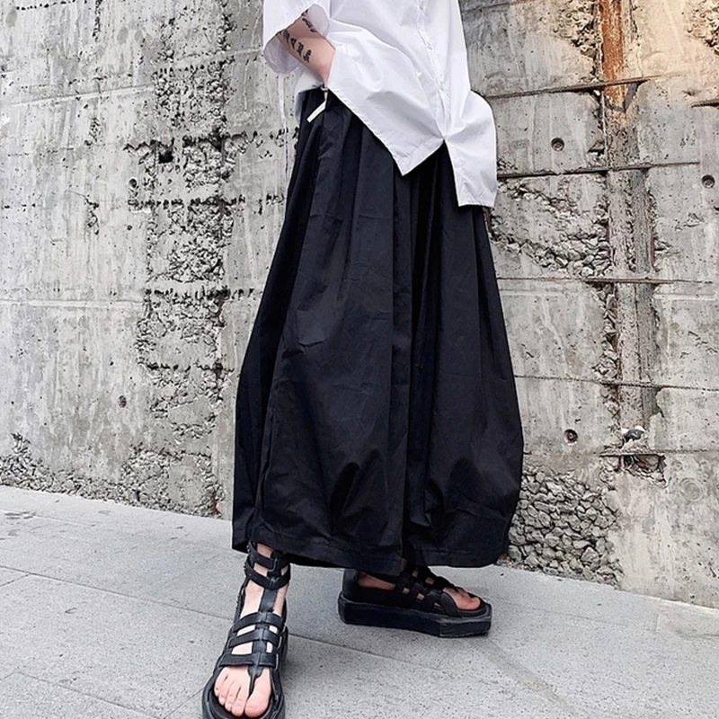 Men's Wide-Leg Pants Spring/Summer New Dark Department Yamamoto Style Couples With The Same Casual Loose Oversized Pants