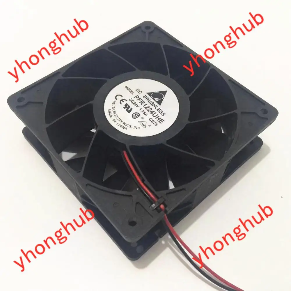 Delta Electronics PFR1224UHE DC 24V 1.75A 120x120x38mm 2-Wire Server Cooling Fan | Компьютеры и офис