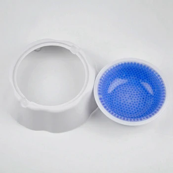 

Pet Dog Quick Cooling Bowls Plastic And Gel Ice Feeding Safe Speed Cold Food Water Drinking Feeding Frosty Bowl For Cat Dog