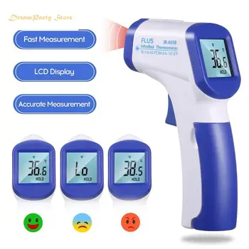 

Non-contact Digital Infrared Baby Temperature Ear Forehead Body Thermometer Gauge Adult Kids