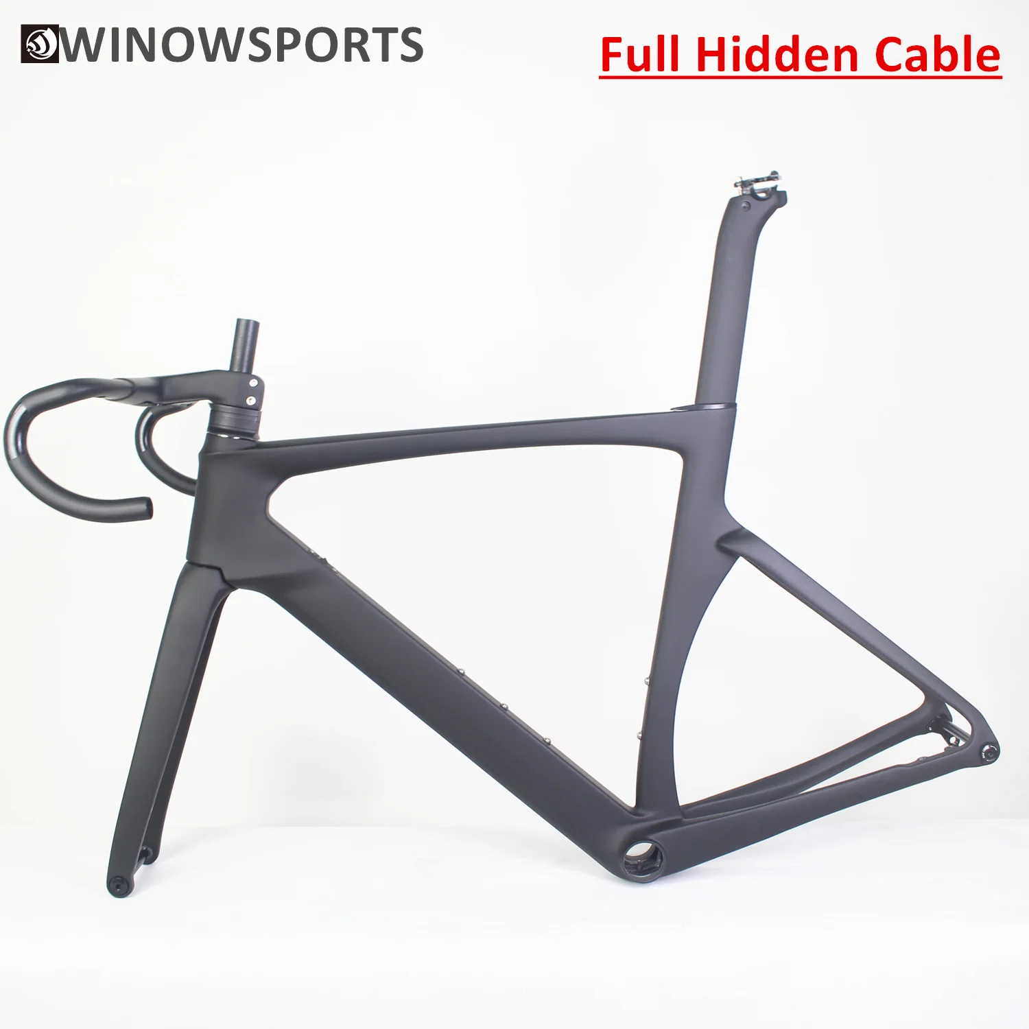 Winowsports 2021 Новый Аэро карбоновый дорожный диск рама FM237 полный скрытый кабель