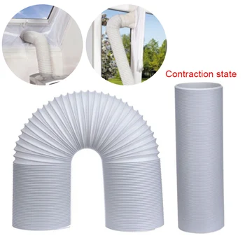 

1.5M/2M Flexible Air Conditioner Exhaust Pipe Vent Hose Duct Outlet 130/150mm FP8