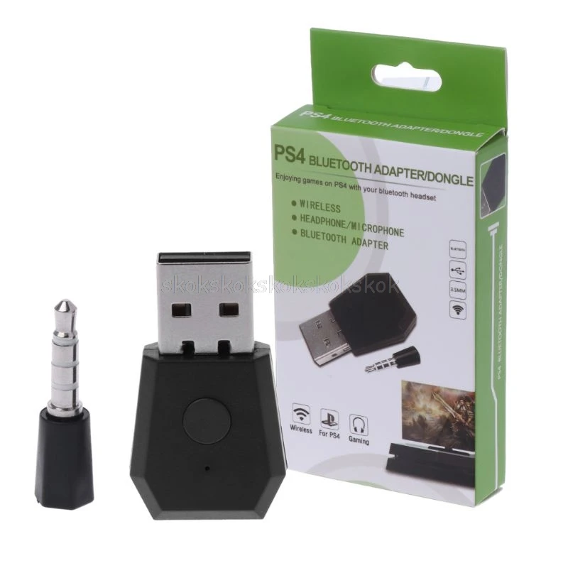 USB адаптер Bluetooth передатчик для PS4 Playstation Bluetooth 4,0 гарнитуры приемник наушники ключ Mr12 19 Прямая поставка