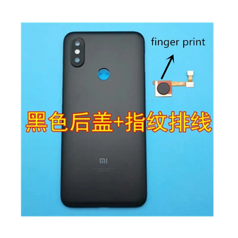 Sinbeda оригинальная крышка для Xiaomi Mi6, задняя крышка корпуса, чехол для Xiaomi Mi6, задняя дверь, стеклянная панель для Xiaomi Mi6, крышка батареи