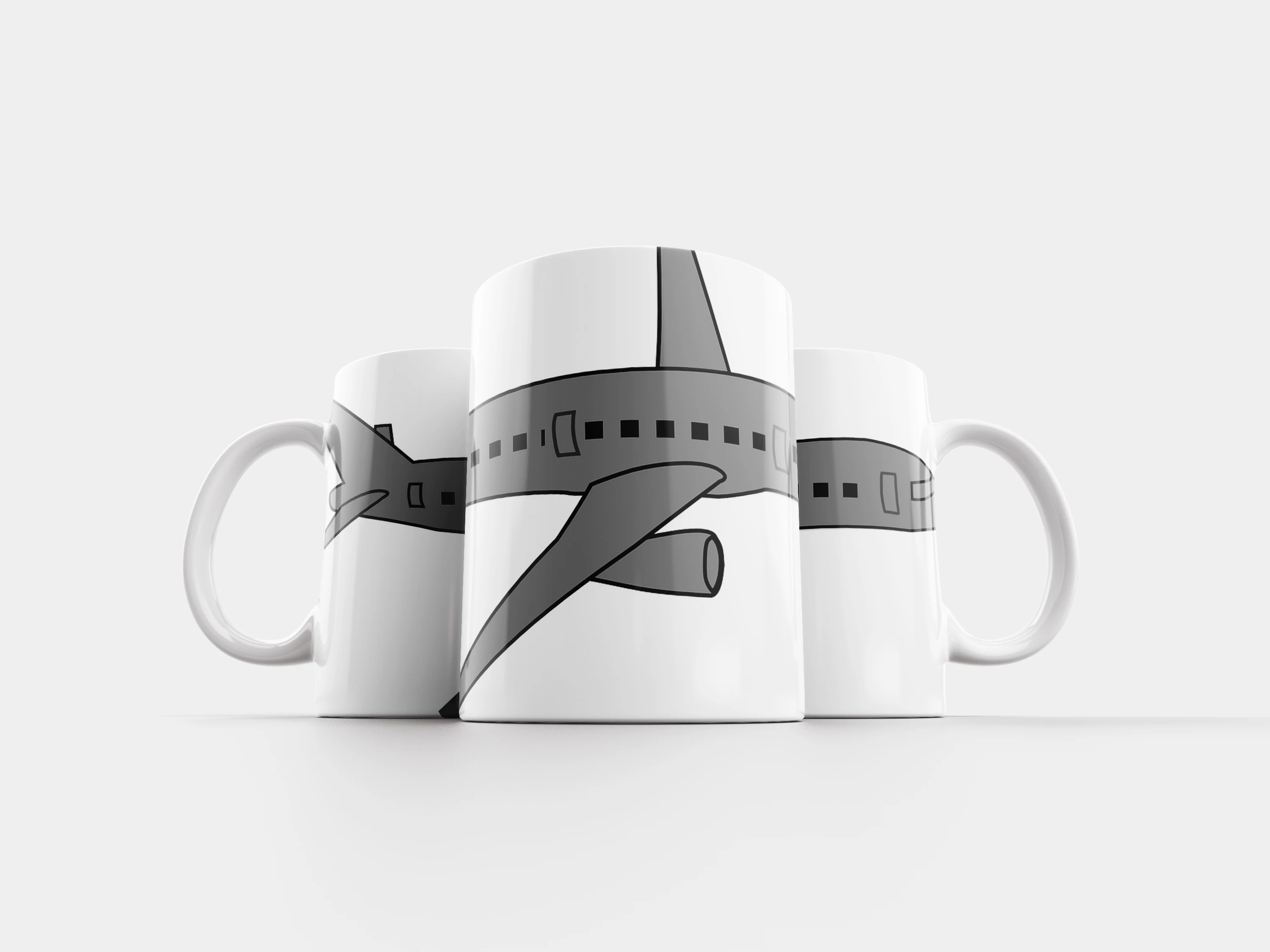 Mug "aircraft, plane, aircraft" 320 ml mug airplane plane aircraftMugs