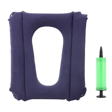 Надувная подушка-Сиденье Поддержка бедер портативная медицинская подушка для кресла-коляски коврик для пожилых людей нетрудоспособность насос надувная подушка сиденья