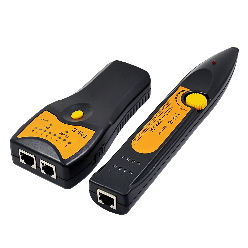 CHIPAL TM-8 провода трекер LAN Сетевой кабель тестер телефонный телефон RJ45 RJ11 Тонер Tracer Cat5 Cat5A Cat6 Cat6A Cat6E детектор