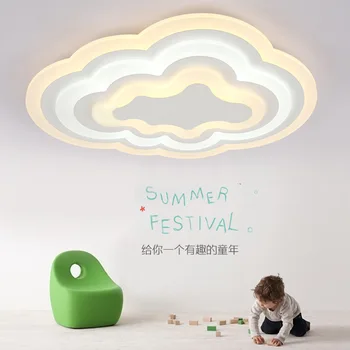 

Ultra-thin LED ceiling lamp creative and personalized cloud living room lamp modern simple and warm children's bedroom lamp