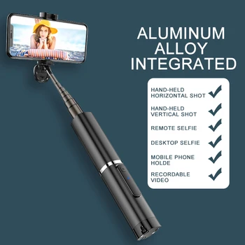 

Selfie Stick Live Broadcast Support Universal Selfie Stick Mini Bluetooth Tripod Camera Phone Multi-function Remote Control