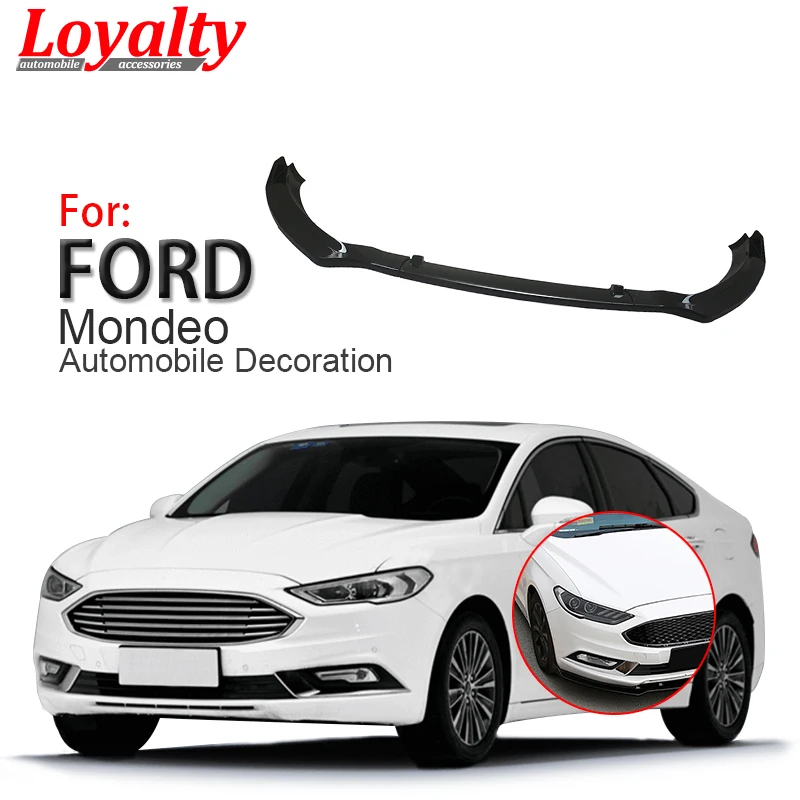

Loyalty Front Lip for 2017-2018 Ford Fusion Painted Gloss Black Bumper Spoiler Splitter Wing