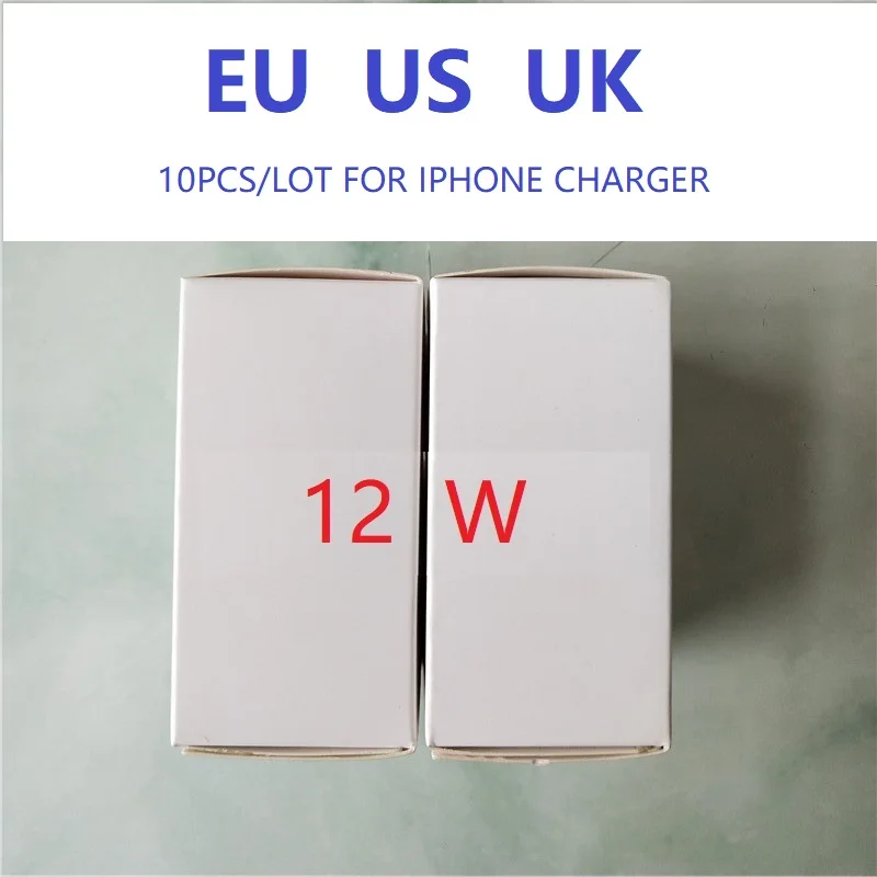 10 шт./лот EU US AU UK штекер 12 Вт USB адаптер питания AC домашнее настенное зарядное