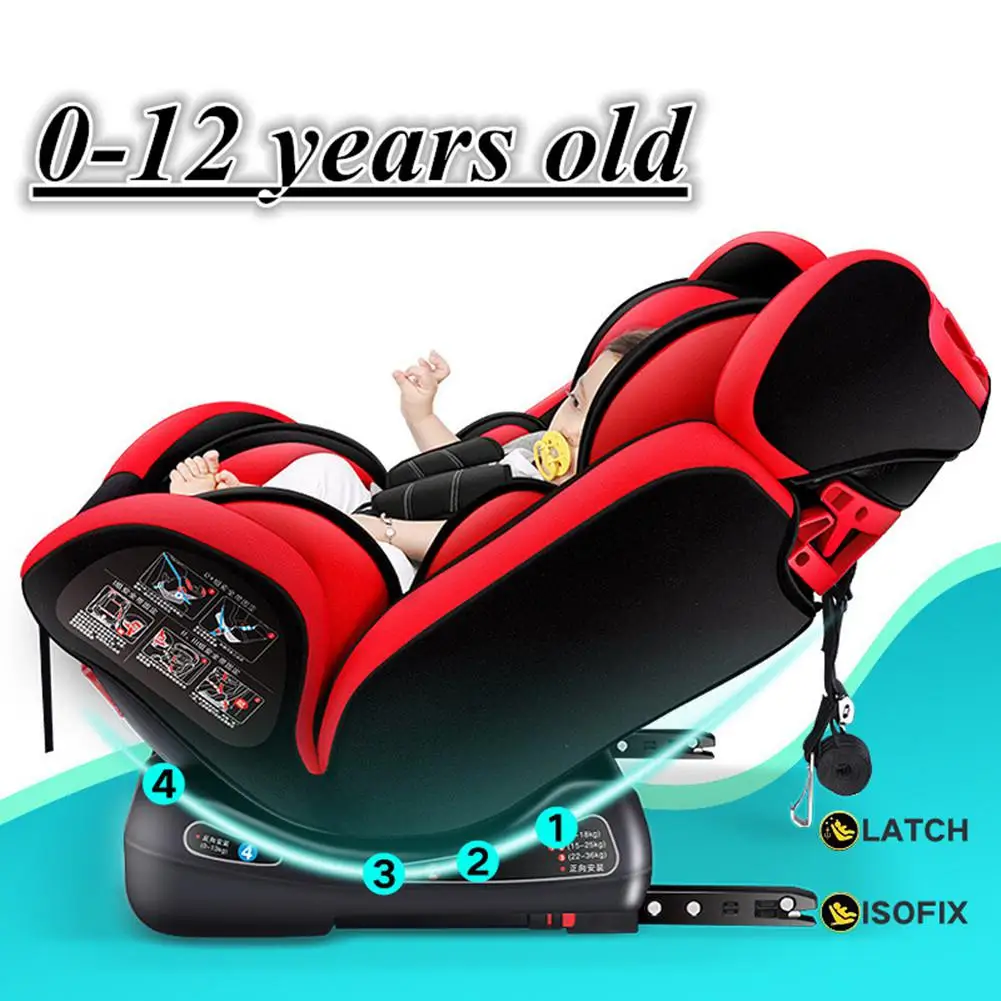 Kidlove 0-12-Yaer-Old портативное детское автокресло с жестким интерфейсом ISOFIX детское сиденье безопасности автомобиля