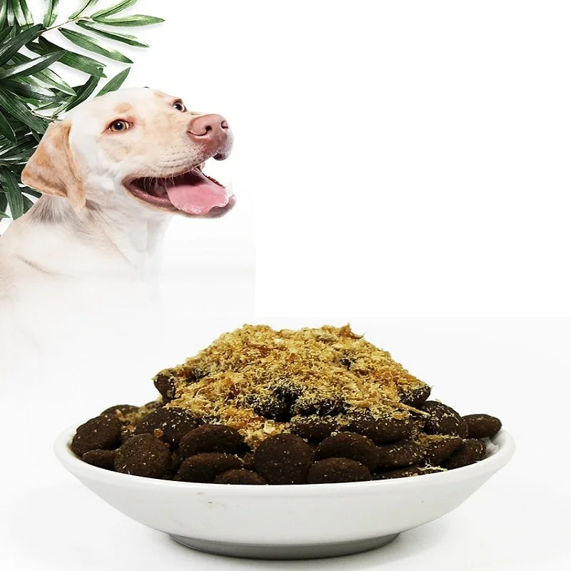 Закуски для собак, свежая куриная грудка, порошок, корм для собак, смешанный с собачьим штапельным питанием, вкусная, сохраняющая здоровье, кормушка, hakemise