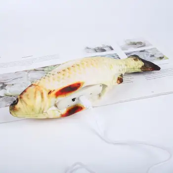 

Electric USB charging Fish-Shaped Plush Cat Toy Neutral Canvas Wagging Fish Electric Simulation Fish Toy gadget