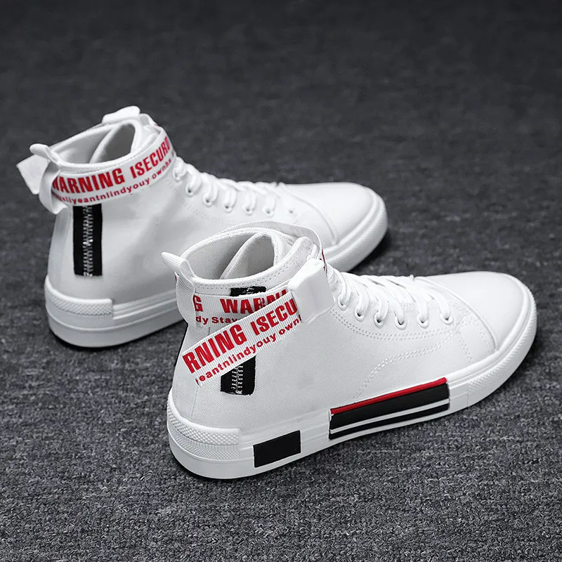 Men's Canvas Shoes Casual Shoes 2021 Spring and Autumn Ventilation Trend Men's Shoes Men's Thick Soled Shoes Zapatillas Hombre