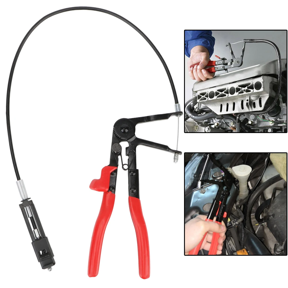 

For Car Repairs Hose Clamp Cable Type Flexible Wire Removal Hand Tools Alicate Multifunctional Long Reach Hose Clamp Pliers