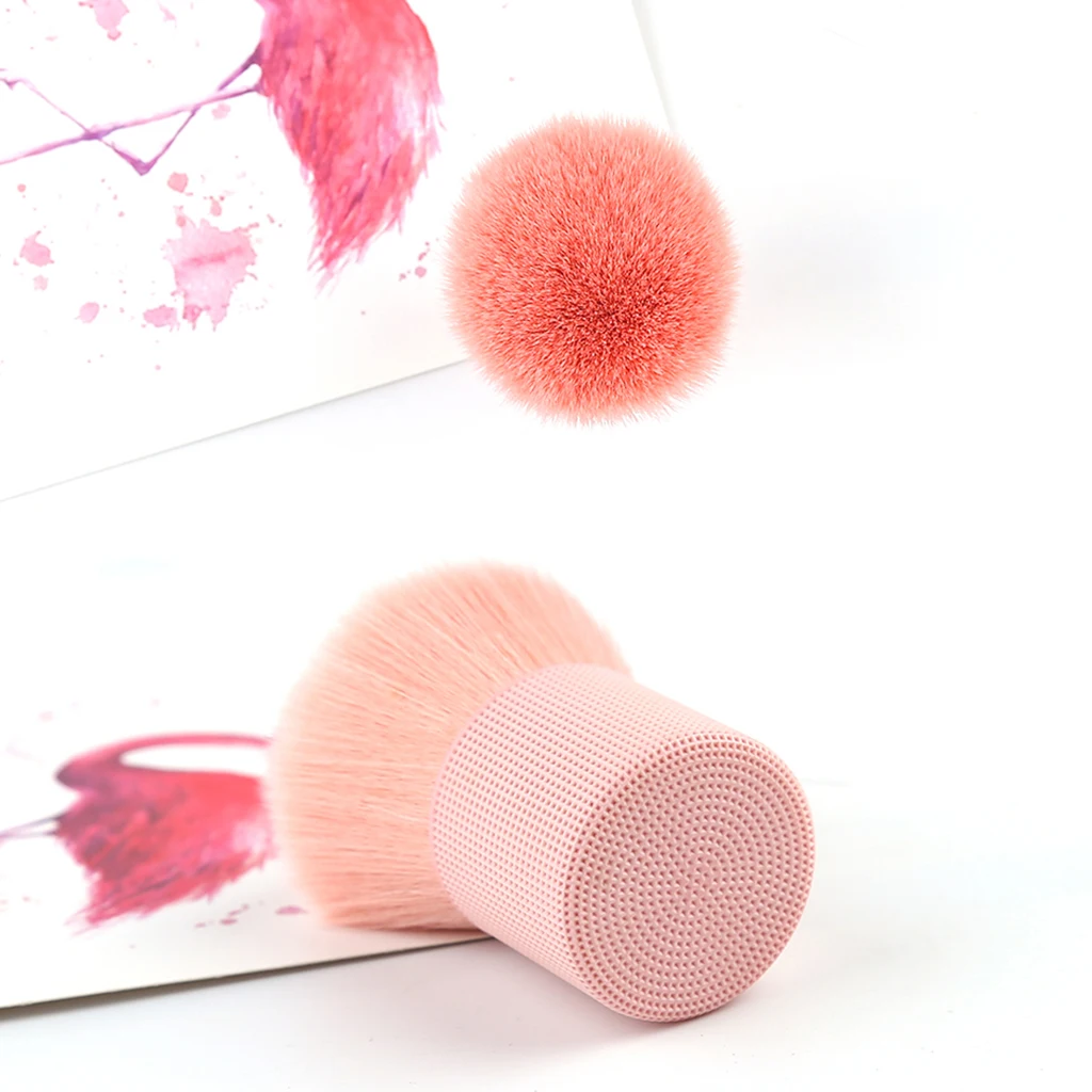 Professional Blush Brush For Highlighting Bronzing Contouring, Suitable For Applying  Loose Powders, Pink Color