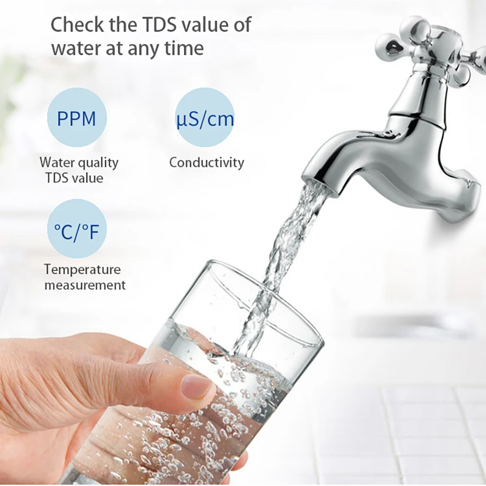 Тест качества воды ручка с tds измеритель воды тестер воды PH Ручка с подсветкой Чистота воды проверка температуры