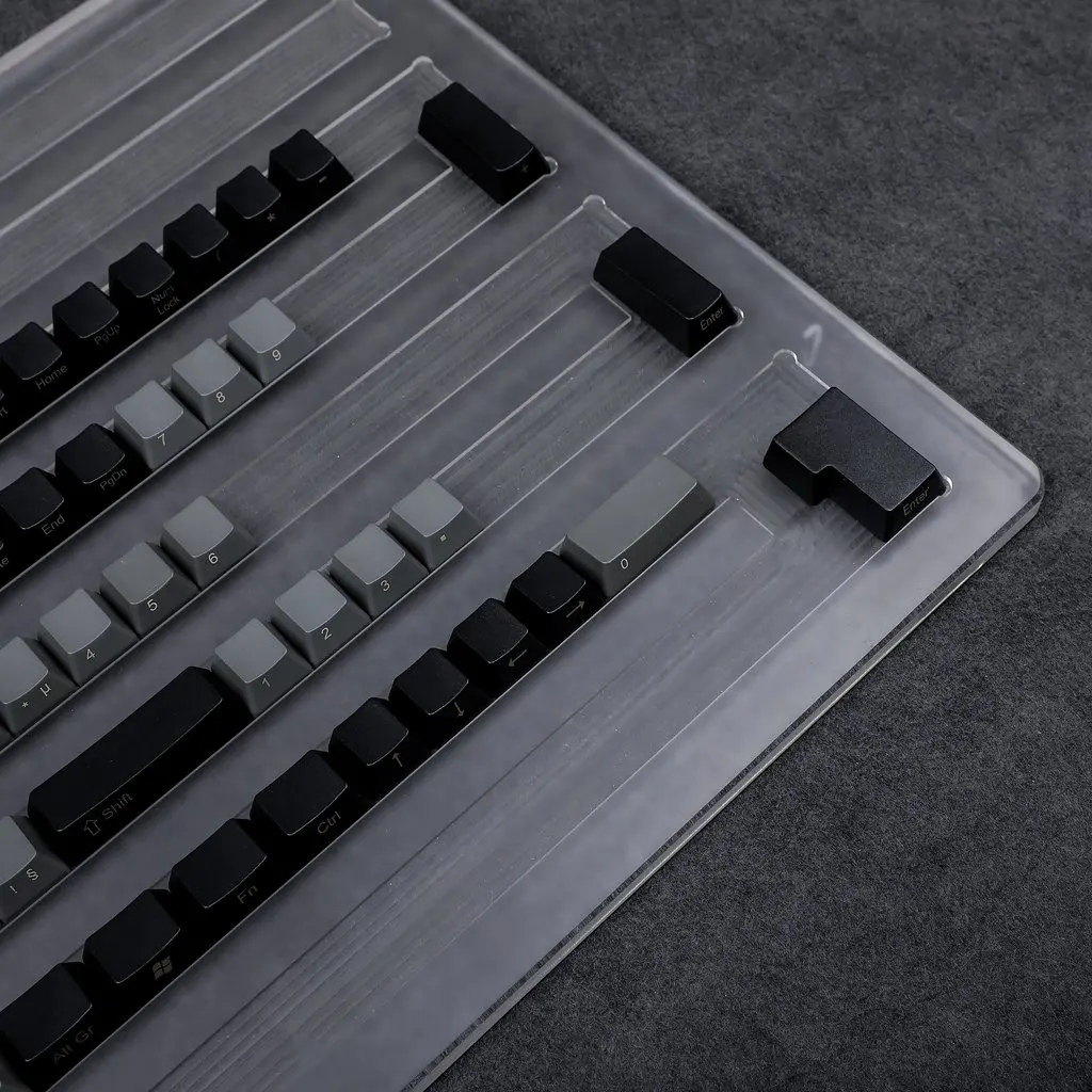 iso francês chave do perfil do oem azerty layout grosso pbt lado impressão keycaps para teclado mecânico preto branco cinza dolch