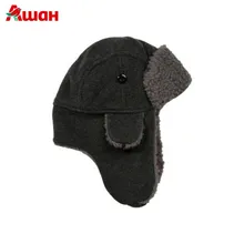 Шапка-ушанка серая In Extenso