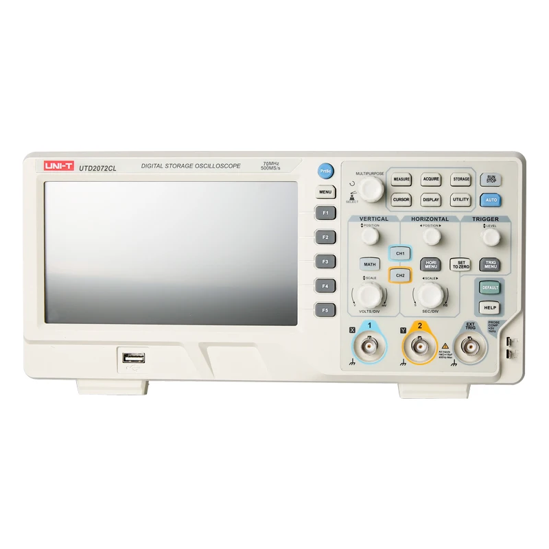 Multimeters UK TIN-YAEN Digital Storage Oscilloscope 2 Channel Handheld Full Touch Generator Recorder Multimeter 50MHz Bandwidth AC100-240V UTD2052CL 
