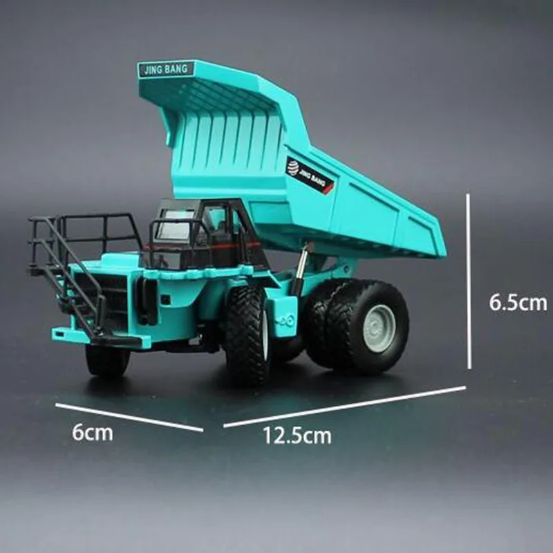 1/60 масштаб Литой Сплав Модель Экскаватора Шахты Самосвал колеса инженерная конструкция металлический транспорт автомобиль игрушка ребенок подарок