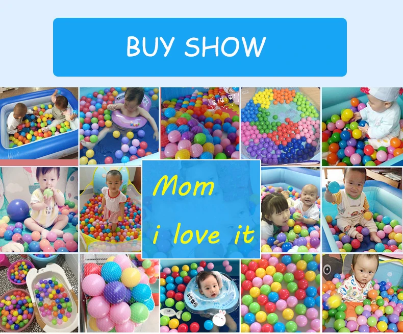Plastic Balls Balls For Dry Pool Funny Kid Swim Pit Toy Dry Pool Wave Game Eco-Friendly Colorful Soft Ocean Sphere