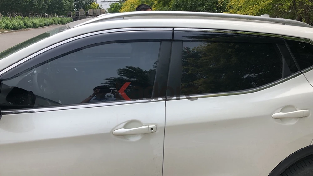 Для Nissan Qashqai J11 Пластик окно Ветер Дефлектор козырек Дождь Защита от Солнца протектор гвардии Vent