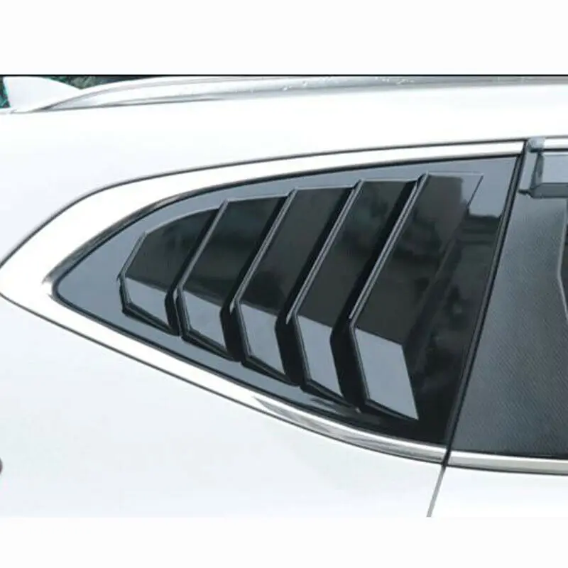 Для Honda CR V CRV 2017 2020 глянец Черный ABS боковое вентиляционное окно Совок жалюзи