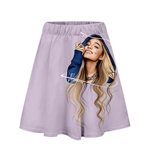 Ариана Гранде юбка Harajuku Повседневная стиль Harajuku поп юбки новые сексуальные Kpops Женские повседневные горячие продажи модные юбки