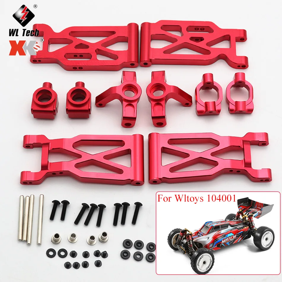 Wltoys Match 104001 Upgrade Parts Aluminium Alloy Metal 1/10 Buggy Rc Car  Accessories Arms Front Rear Axle C Seat Motor Gear - Parts  Accs -  AliExpress
