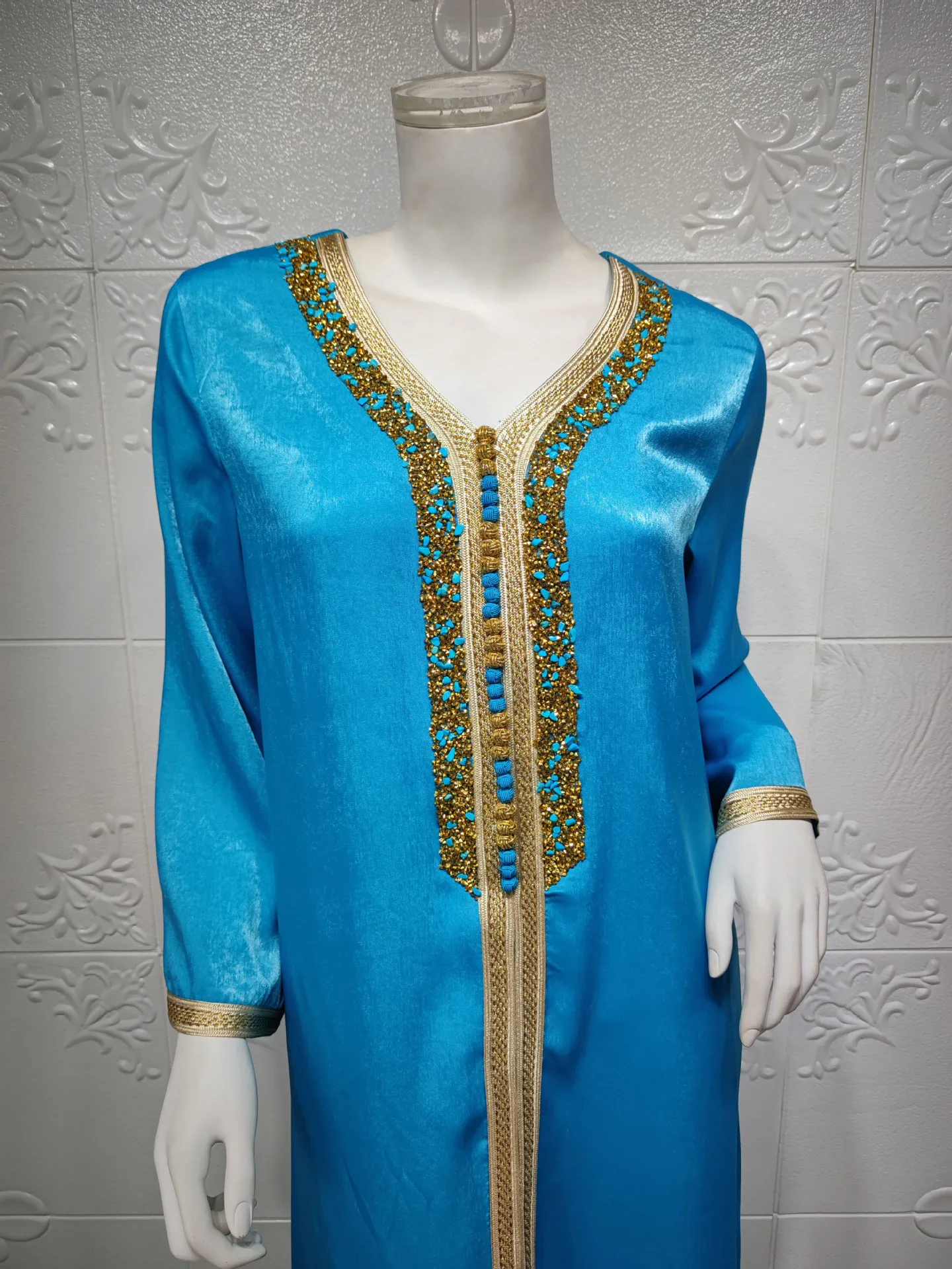 Eid Mubarak Abaya Dubai Turkey Muslim Hijab Dress Abayas for Women African India Maxi Dresses Islam Caftan Moroccan Kaftan Robe